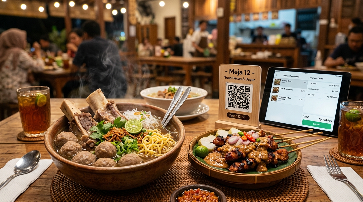 Aplikasi POS Kasir dan Dapur Resto Bakso Sate KATALOK POS