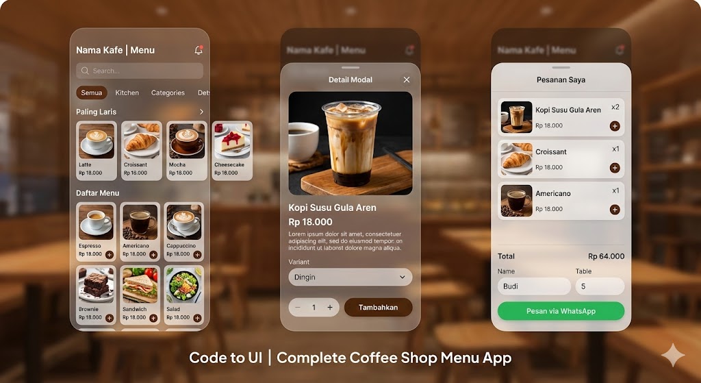 Demo Template Clean Modern Cafe