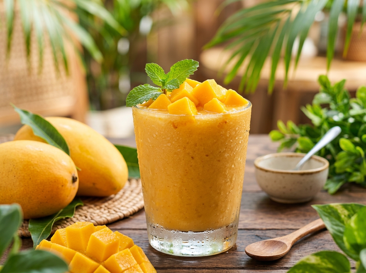 Mango Coconut Cream Shake